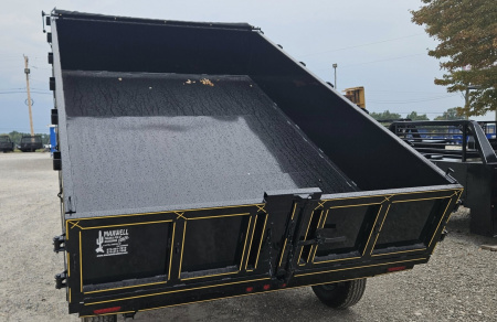 New 2026 Maxwell 8X12 HD Deckover Dump Trailer
