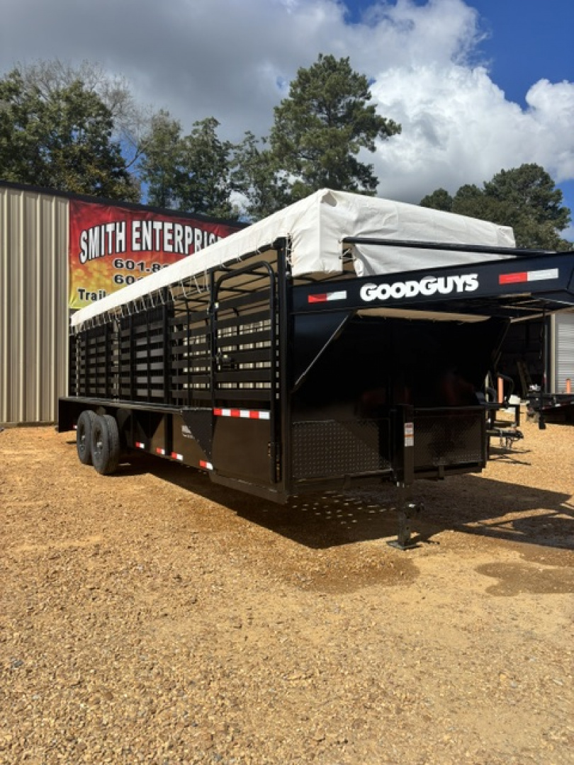 New 2026 Good Guys Trailers 6'8''x24' Gooseneck Stock / Stock Combo Trailer