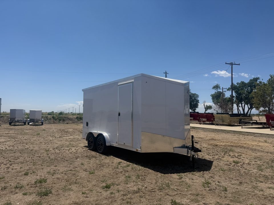 New 2026 ATC 7-14-2V Aluminum Enclosed 7.7K GVWR