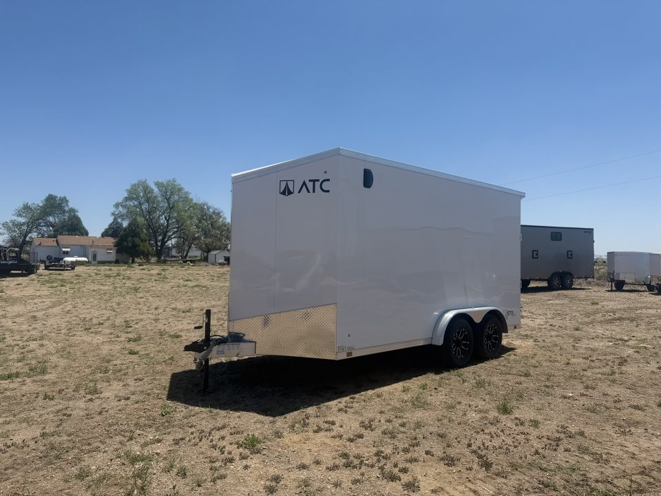 New 2026 ATC 7-14-2V Aluminum Enclosed 7.7K GVWR