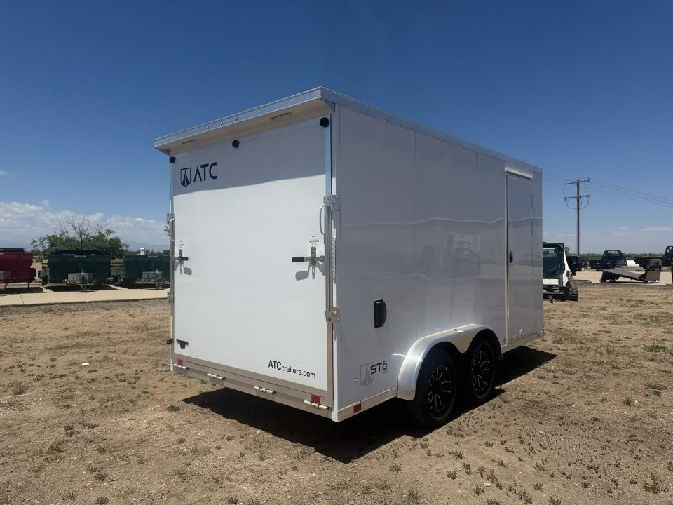 New 2026 ATC 7-14-2V Aluminum Enclosed 7.7K GVWR