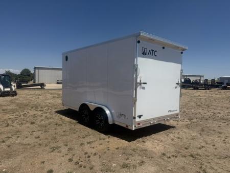 New 2026 ATC 7-14-2V Aluminum Enclosed 7.7K GVWR