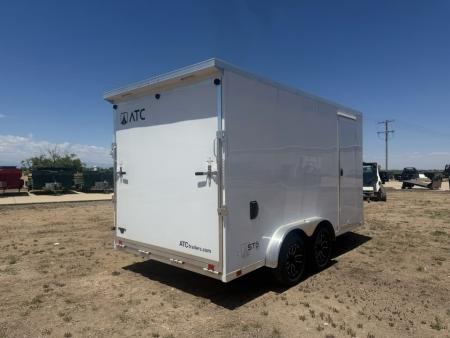 New 2026 ATC 7-14-2V Aluminum Enclosed 7.7K GVWR