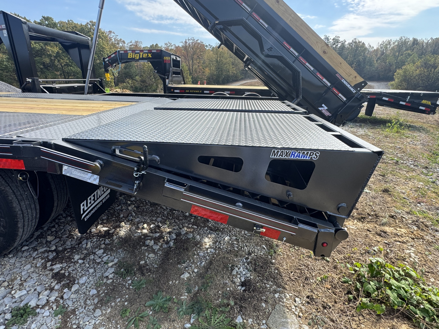 New 2026 Diamond C FMAX212 20+5 Flatbed Trailer, MAX RAMPS, 17.5 WHEEL UPGRADE, ALUMINUM OUTER WHEELS