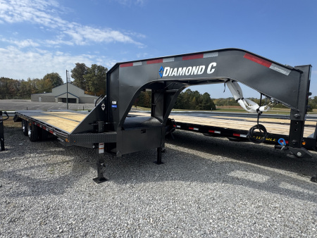 New 2026 Diamond C FMAX212 20+5 Flatbed Trailer, MAX RAMPS, 17.5 WHEEL UPGRADE, ALUMINUM OUTER WHEELS