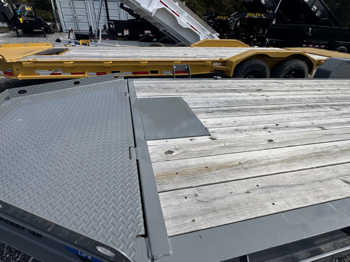 New 2025 Diamond C LPX208 22’ EQUIPMENT TRAILER, WINCH PLATE, MAX RAMPS