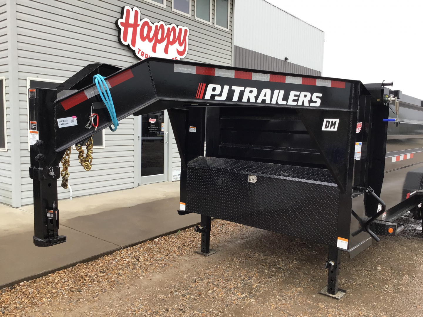 New 2026 PJ 83"x16' GN Tandem Axle Low Pro High Side Dump w/ 48" Sides – DM