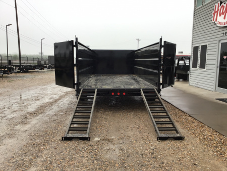 New 2026 PJ 83"x16' GN Tandem Axle Low Pro High Side Dump w/ 48" Sides – DM