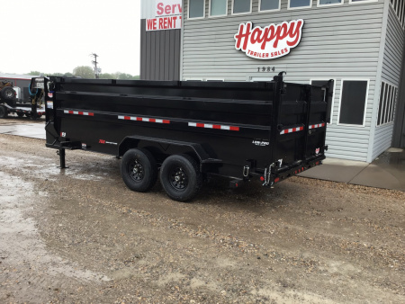New 2026 PJ 83"x16' GN Tandem Axle Low Pro High Side Dump w/ 48" Sides – DM