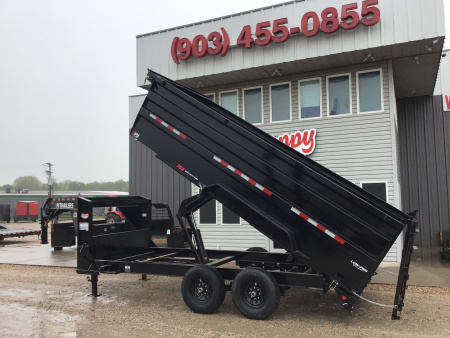 New 2026 PJ 83"x16' GN Tandem Axle Low Pro High Side Dump w/ 48" Sides – DM