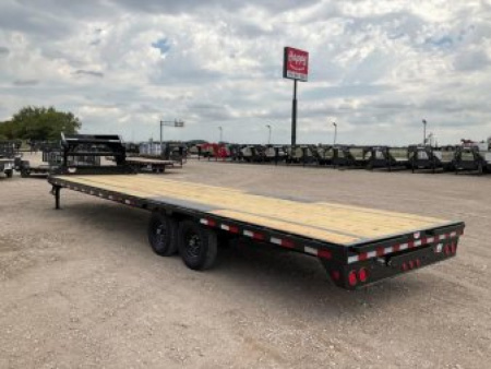 New 2026 PJ 102"x30' GN Low-Pro Flatbed w/ Singles - LS