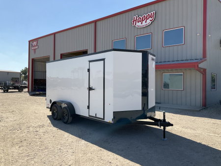 New 2026 Compass 7'x16' Enclosed Cargo Trailer - Indigo DLX