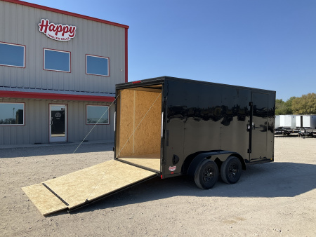 New 2026 Compass 7'x14' Enclosed Cargo Trailer - Indigo DLX