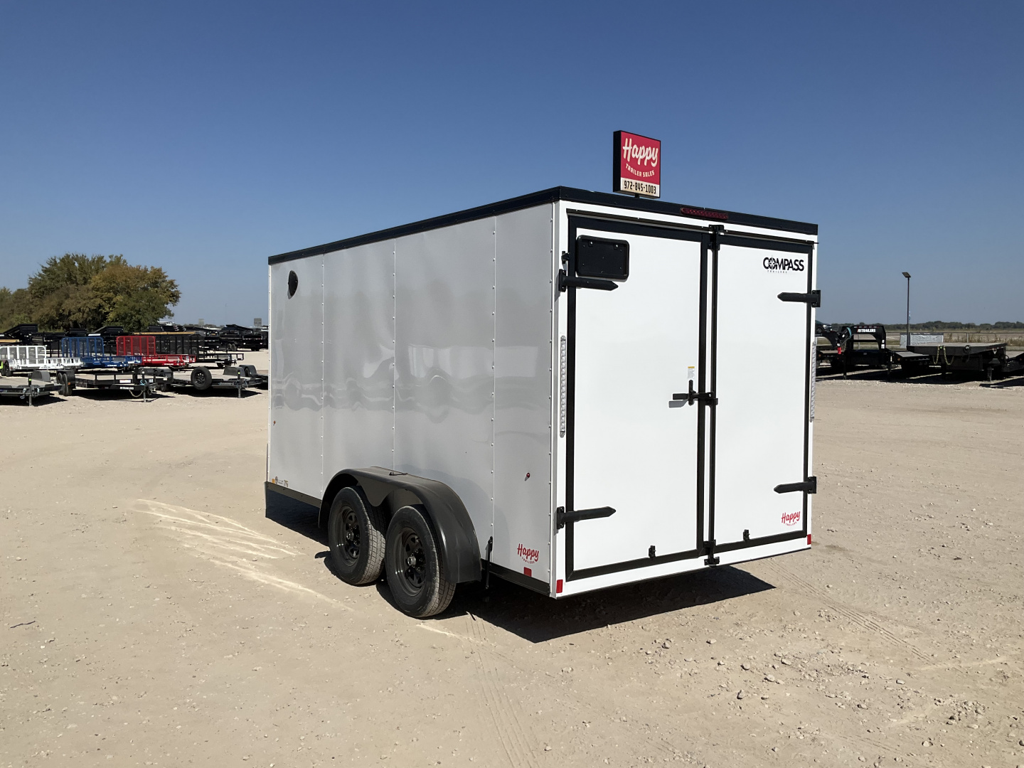 New 2026 Compass 7'x14' Enclosed Cargo Trailer - Indigo DLX