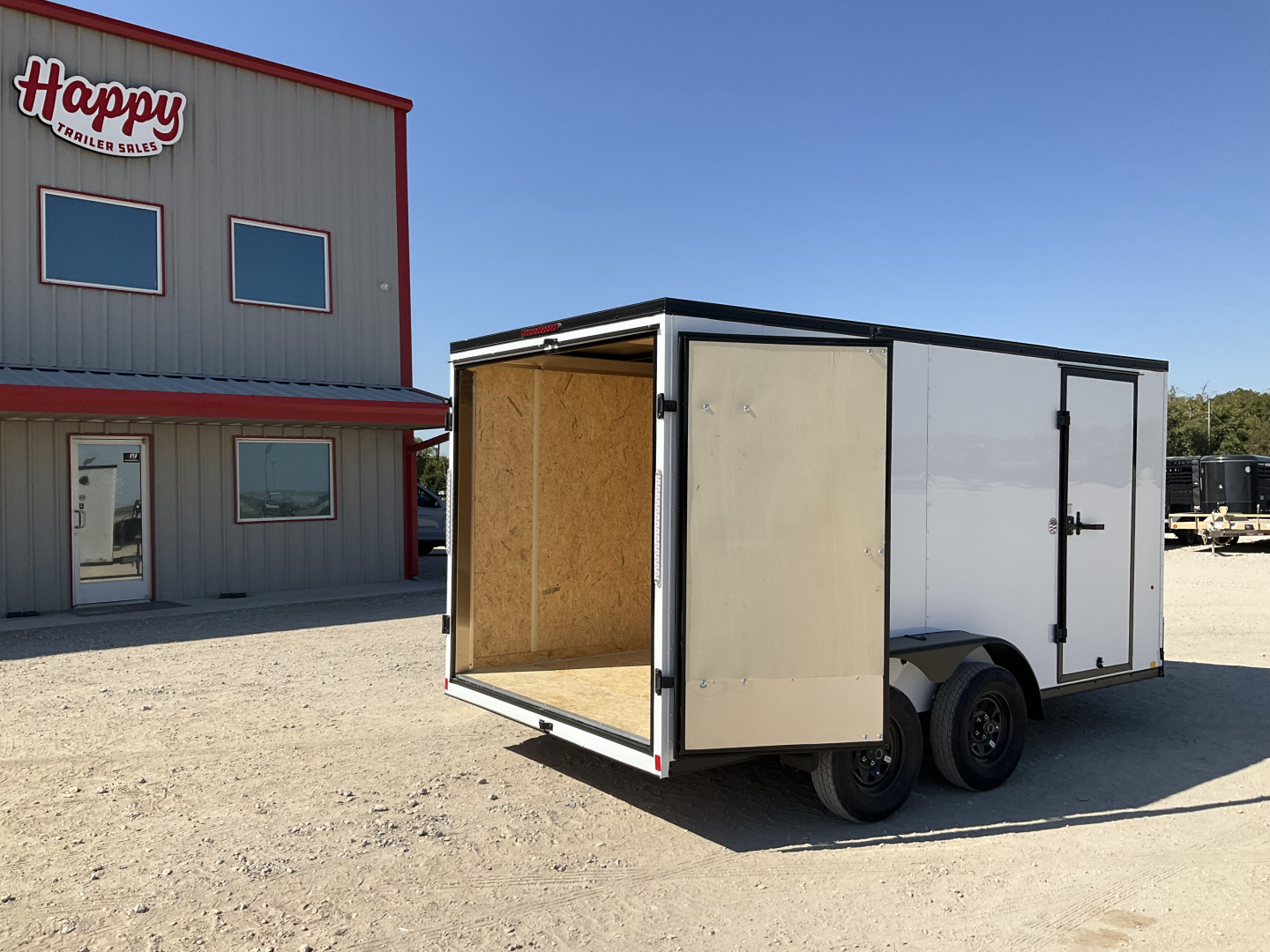 New 2026 Compass 7'x14' Enclosed Cargo Trailer - Indigo DLX
