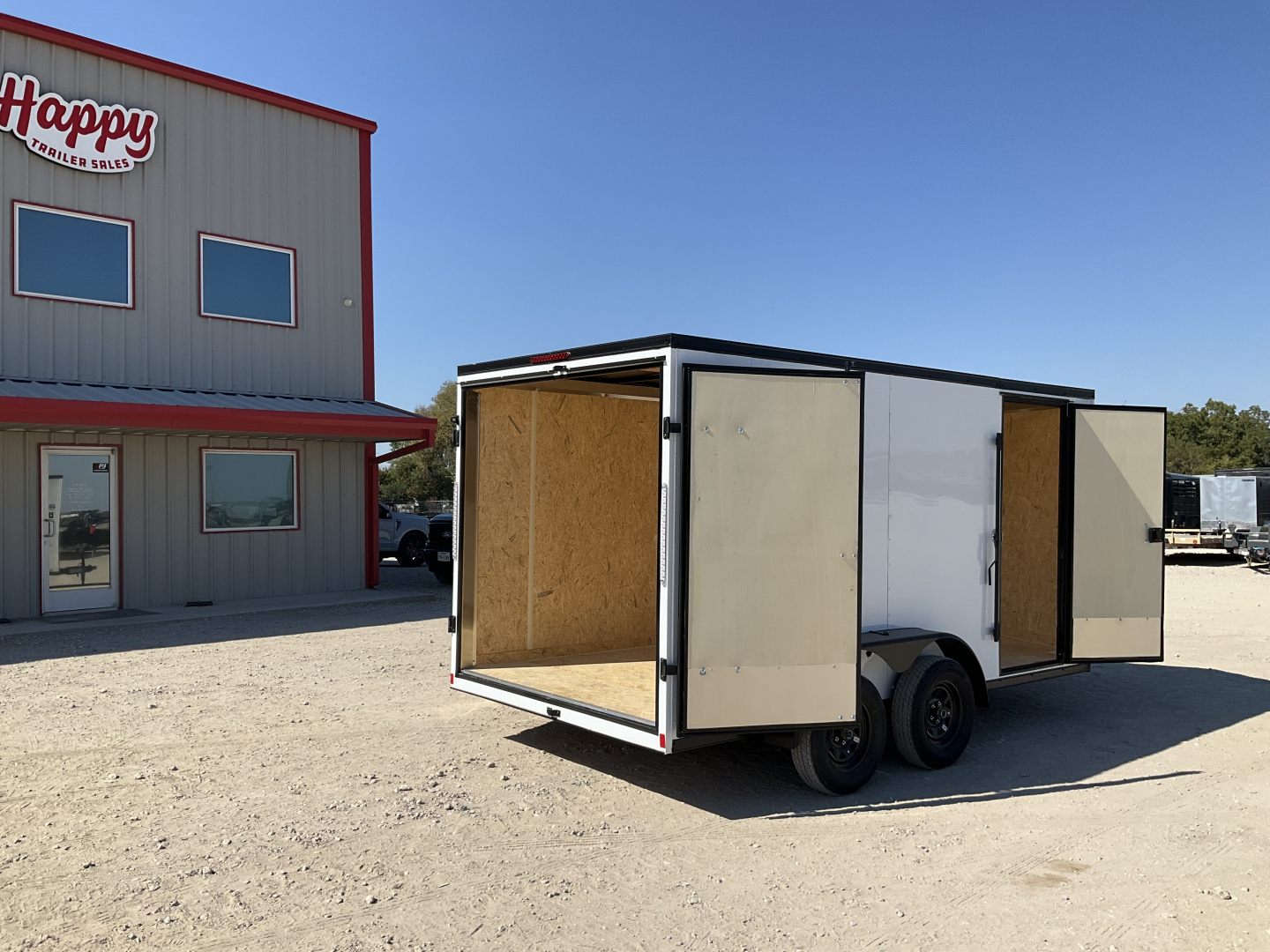New 2026 Compass 7'x14' Enclosed Cargo Trailer - Indigo DLX