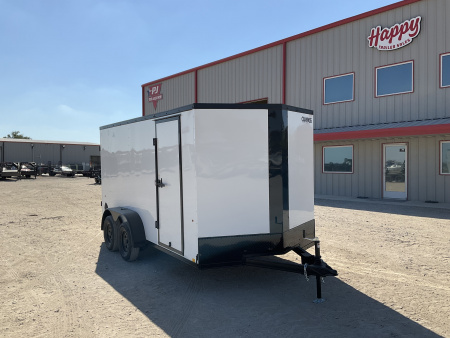 New 2026 Compass 7'x14' Enclosed Cargo Trailer - Indigo DLX
