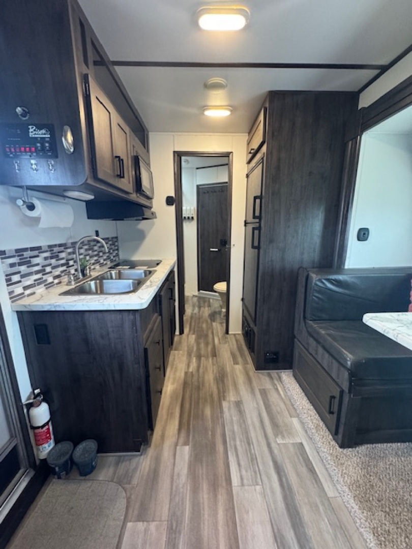 Used 2022 Bison Trailers 2022 Bison Ranger 3H 11 LQ w/Slide & Hay Rack Horse Trailer