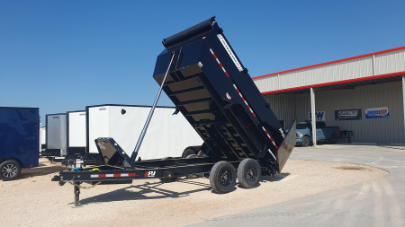 2026 PJ 83"x14' BP Tandem Axle Low Pro Telescopic Dump w/ 48" Sides - DT