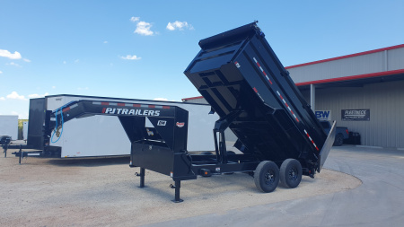 2026 PJ 83"x14' GN Tandem Axle Low Pro High Side Dump w/ 48" Sides – DM