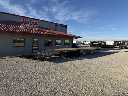 New 2026 PJ 102"x32' GN Low-Pro Flatbed w/ Duals - LD