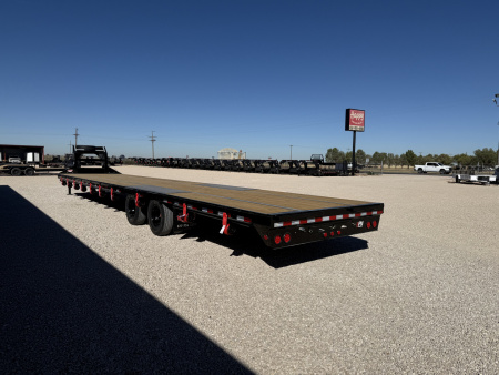 New 2026 PJ 102"x40' GN Low-Pro Flatbed w/ Duals - LD