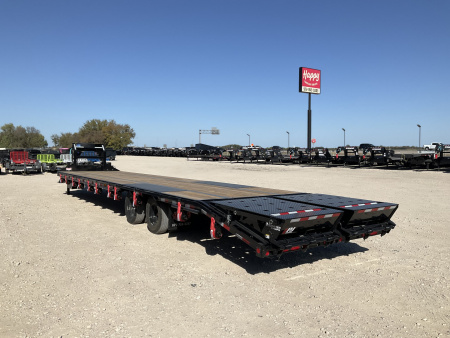 New 2026 PJ 102"x40' GN Low-Pro Air-Ride Flatbed w/ Duals - LD