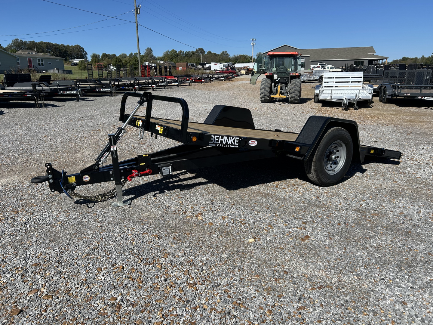 New 2026 Behnke 72"x14' 7k Tilt Equipment Trailer