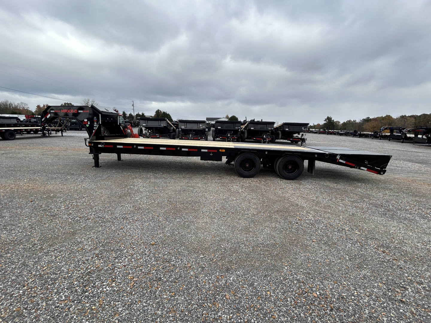 New 2026 MAXXD Gooseneck Flatbed Trailer | 102" x 28' 30K GVWR