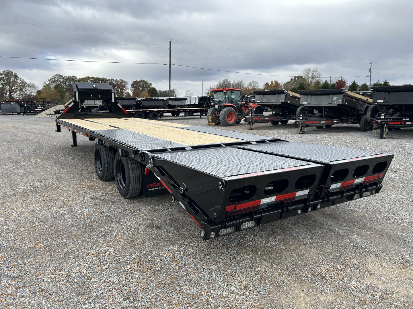 New 2026 MAXXD Gooseneck Flatbed Trailer | 102" x 28' 30K GVWR