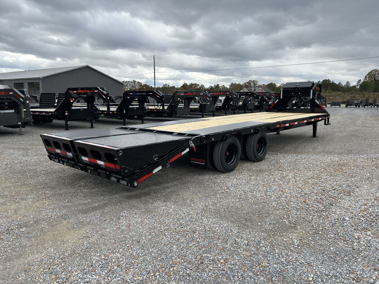 New 2026 MAXXD Gooseneck Flatbed Trailer | 102" x 28' 30K GVWR