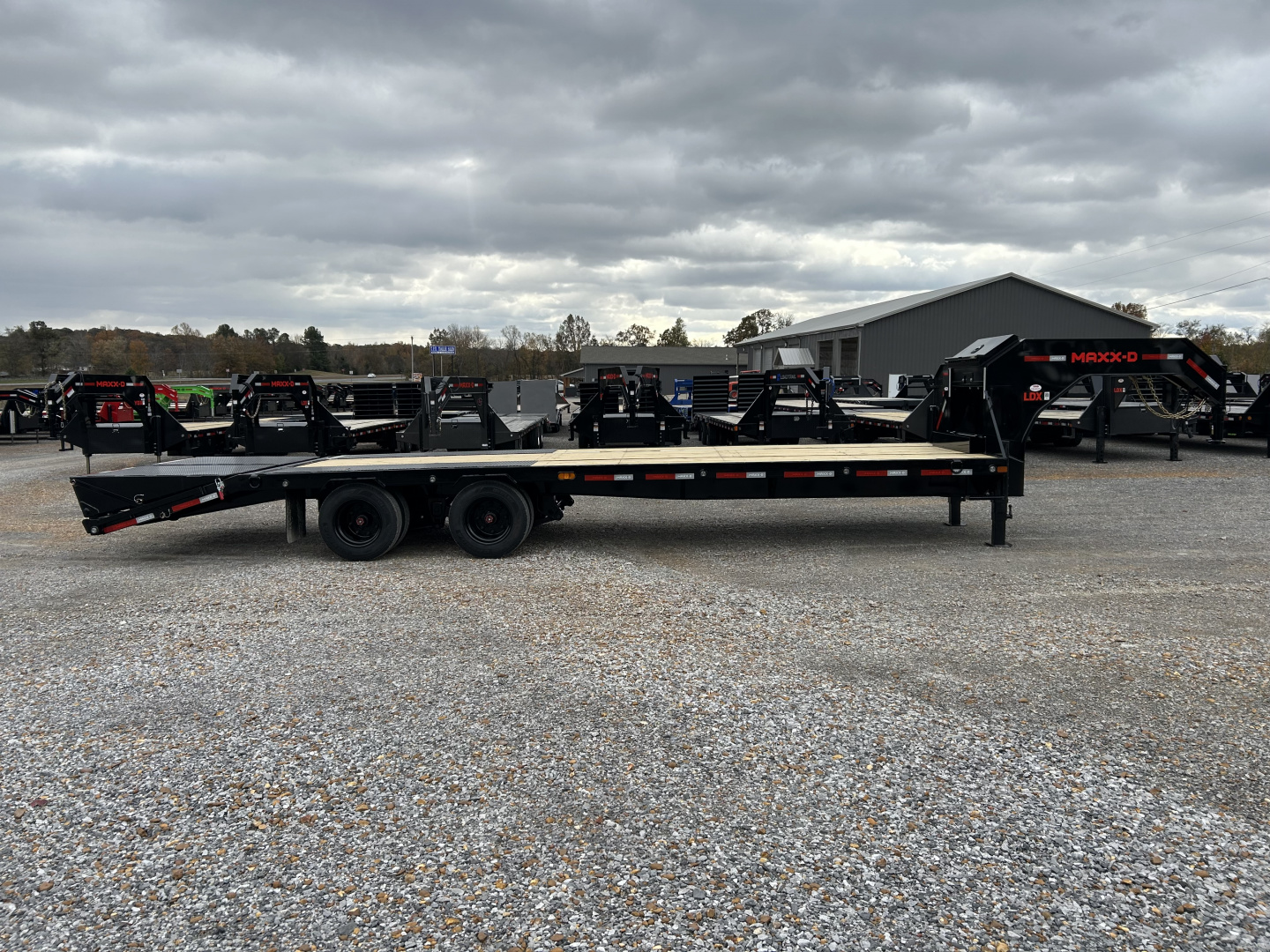 New 2026 MAXXD Gooseneck Flatbed Trailer | 102" x 28' 30K GVWR