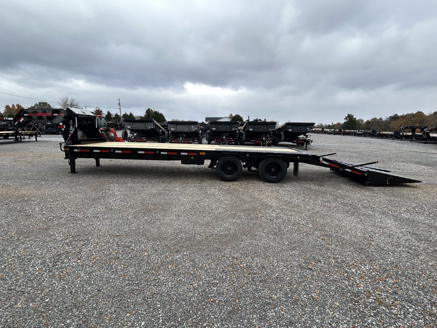 New 2026 MAXXD Gooseneck Flatbed Trailer | 102" x 28' 30K GVWR