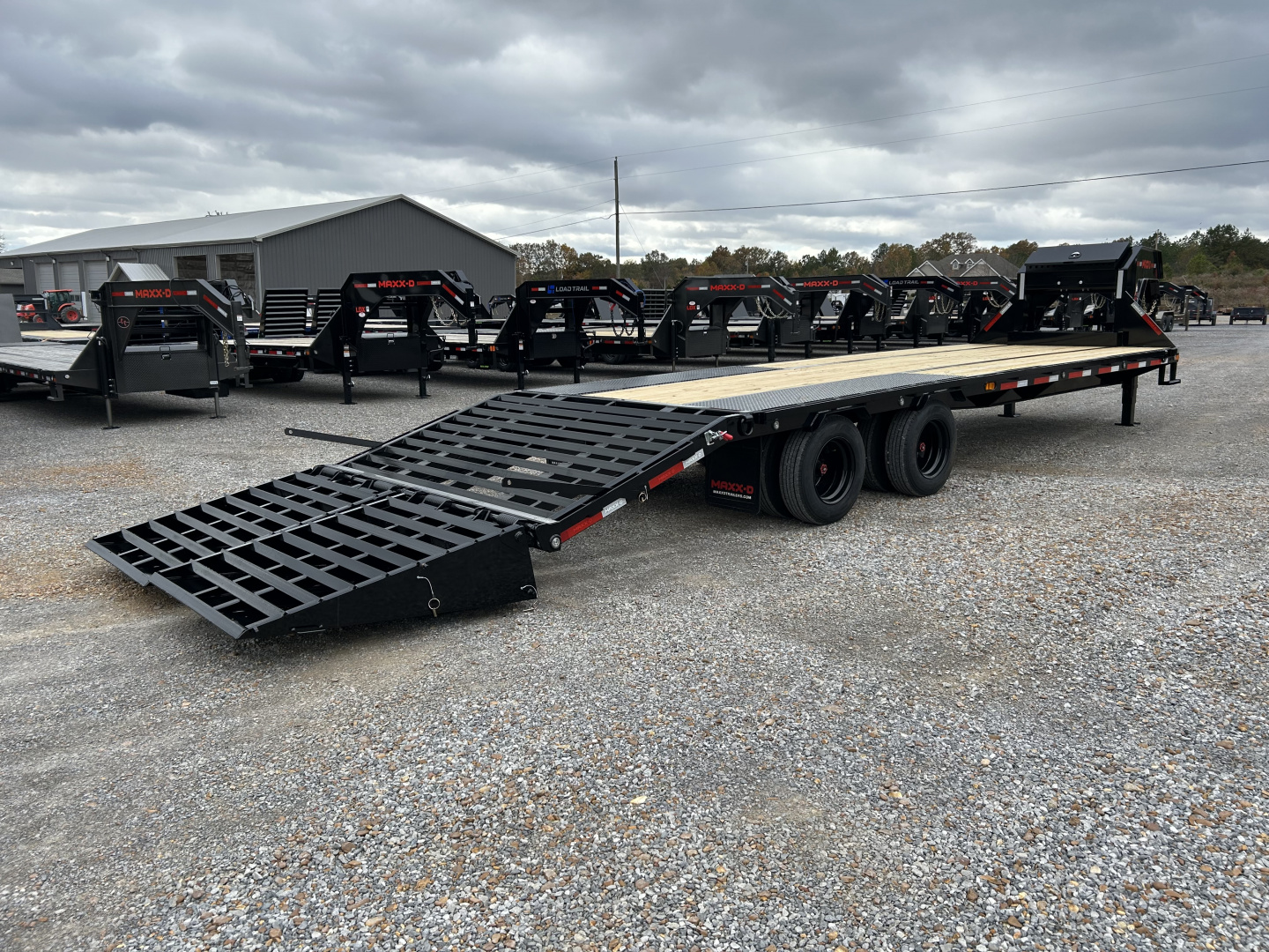 New 2026 MAXXD Gooseneck Flatbed Trailer | 102" x 28' 30K GVWR