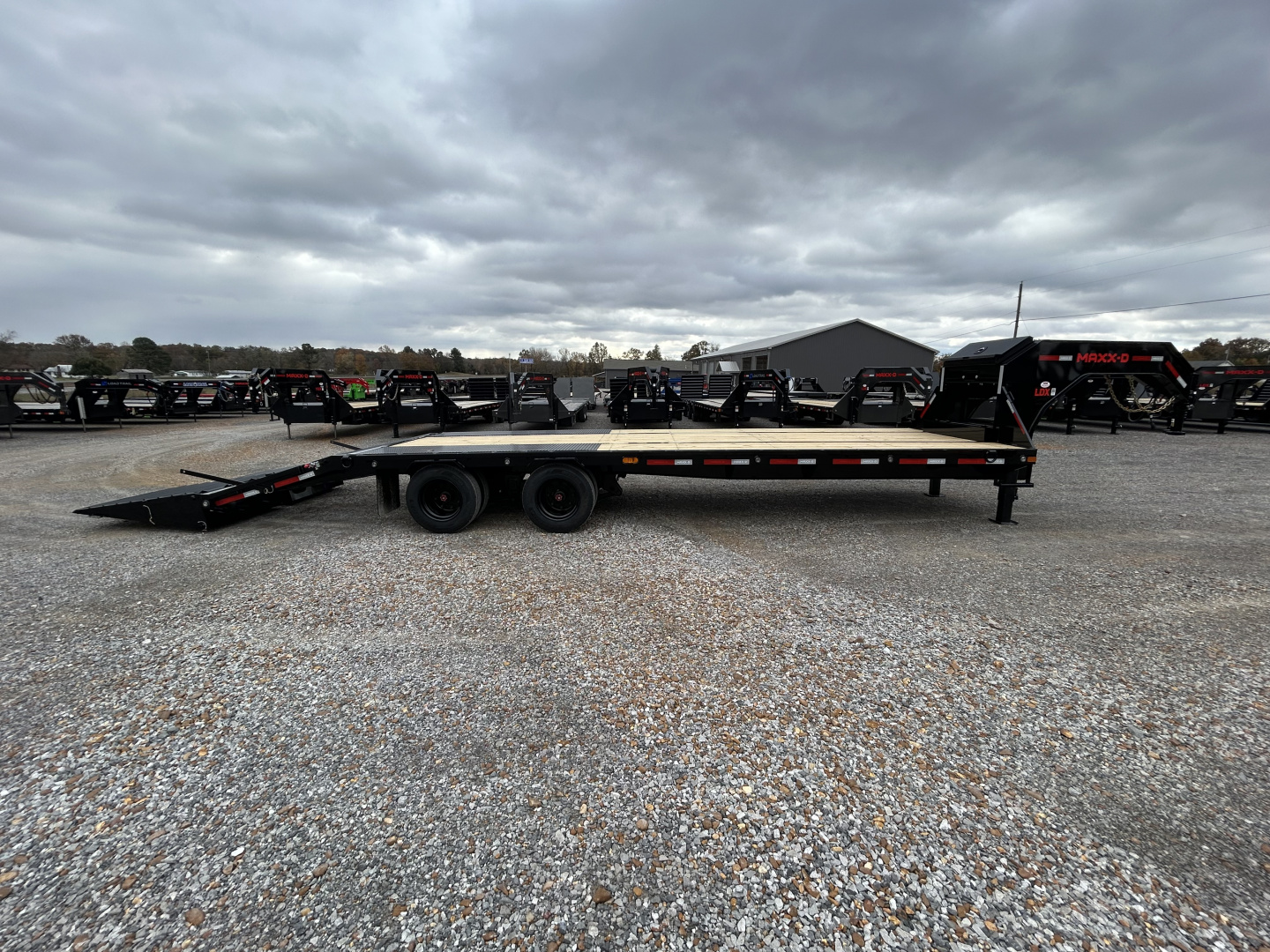 New 2026 MAXXD Gooseneck Flatbed Trailer | 102" x 28' 30K GVWR