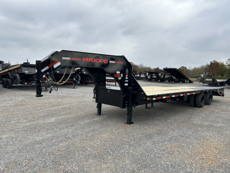 New 2026 MAXXD Gooseneck Flatbed Trailer | 102" x 28' 30K GVWR