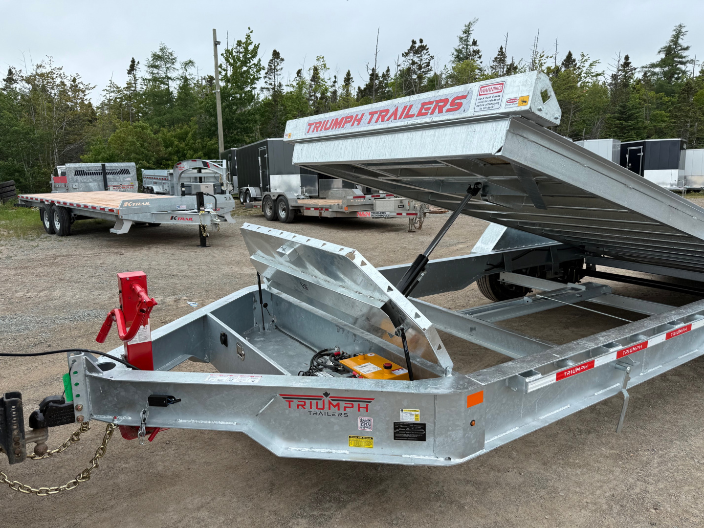 New 2025 Triumph Trailers 20' Full Tilt Deck 16,000 LB Equipment Trailer