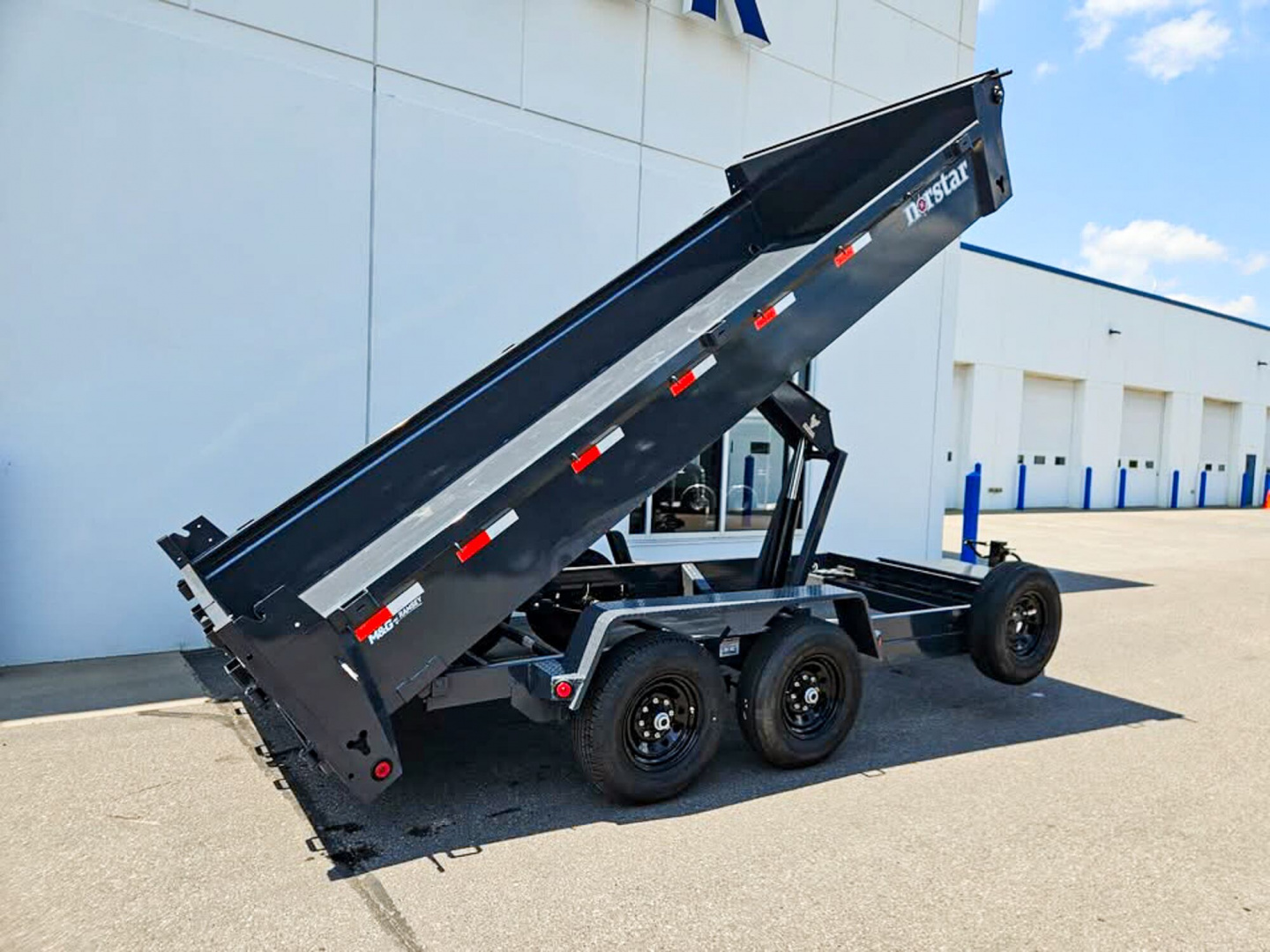 New DCB 83X16 14K DUMP TRAILER - GRAY