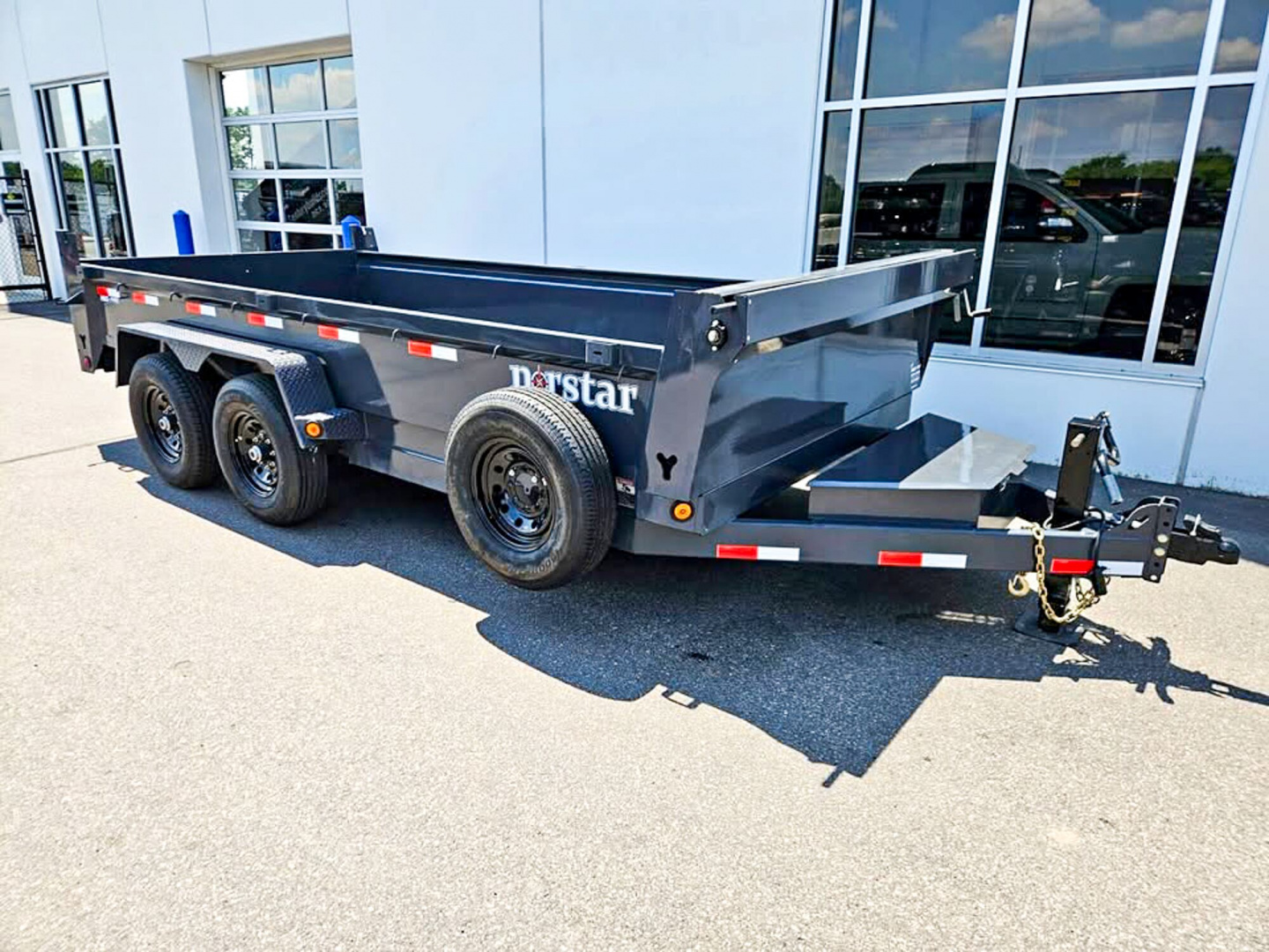 New DCB 83X16 14K DUMP TRAILER - GRAY