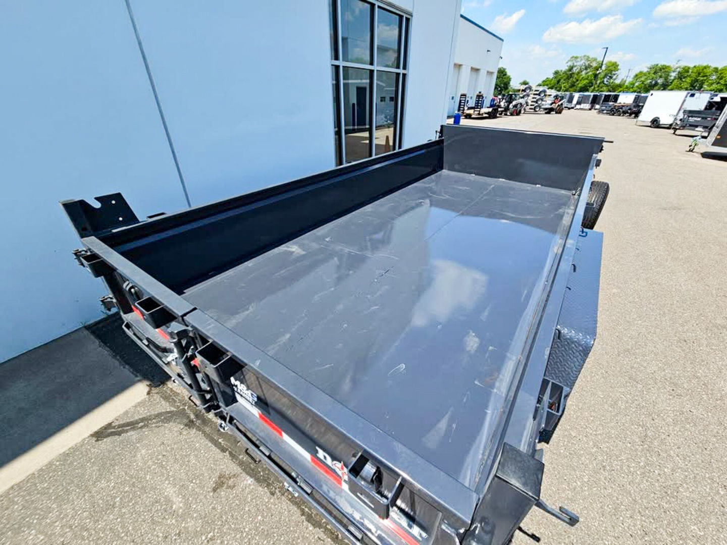 New DCB 83X16 14K DUMP TRAILER - GRAY