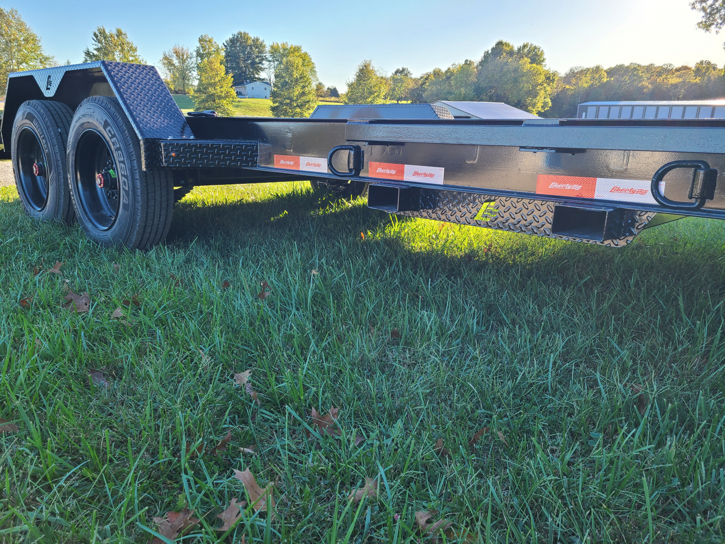 New Liberty 22' EQUIPMENT TRAILER, 2 -8K AXLES monster ramps