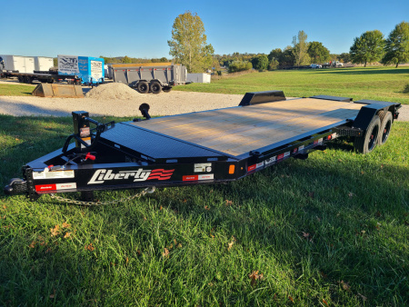 New Liberty 22' EQUIPMENT TRAILER, 2 -8K AXLES monster ramps