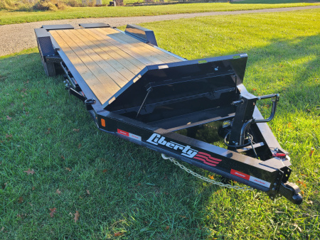 New Liberty 22' EQUIPMENT TRAILER, 2 -8K AXLES monster ramps