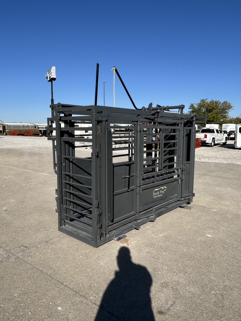 New 2026 Other M1200 Cattle Squeeze Chute w/ Palpation Cage Livestock Equipment
