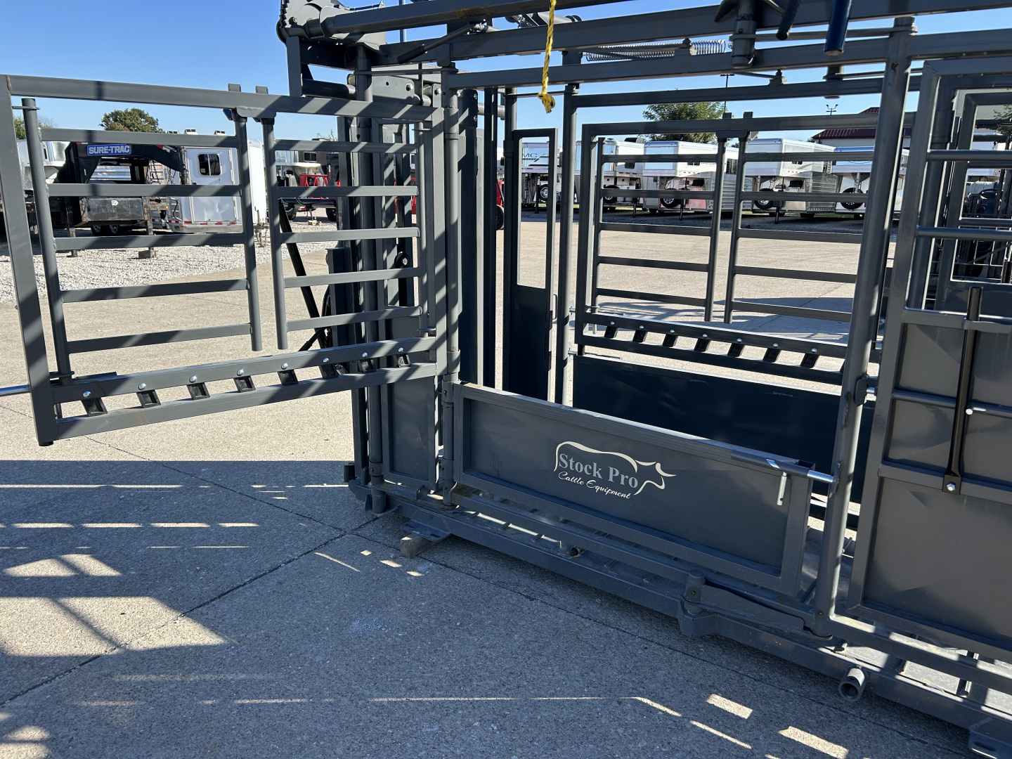 New 2026 Other M1200 Cattle Squeeze Chute w/ Palpation Cage Livestock Equipment