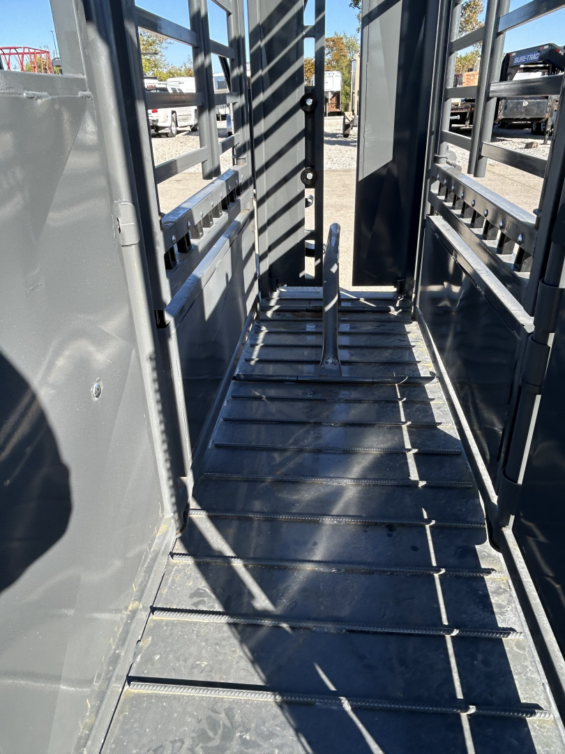 New 2026 Other M1200 Cattle Squeeze Chute w/ Palpation Cage Livestock Equipment