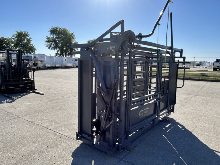 New 2026 Other M1200 Cattle Squeeze Chute w/ Palpation Cage Livestock Equipment