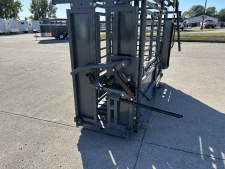 New 2026 Other M1200 Cattle Squeeze Chute w/ Palpation Cage Livestock Equipment