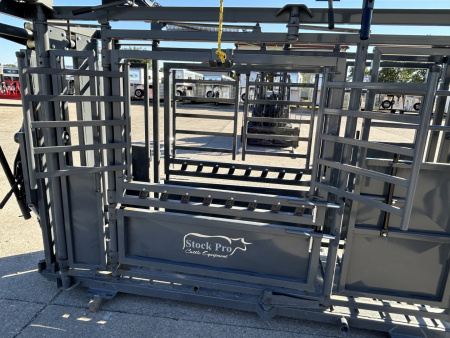 New 2026 Other M1200 Cattle Squeeze Chute w/ Palpation Cage Livestock Equipment