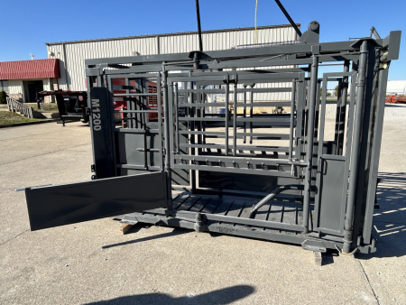 New 2026 Other M1200 Cattle Squeeze Chute w/ Palpation Cage Livestock Equipment